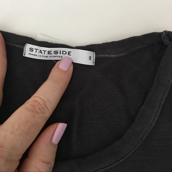 NEW {Anthropologie} Stateside Distressed Tee,S,M - Picture 2 of 8